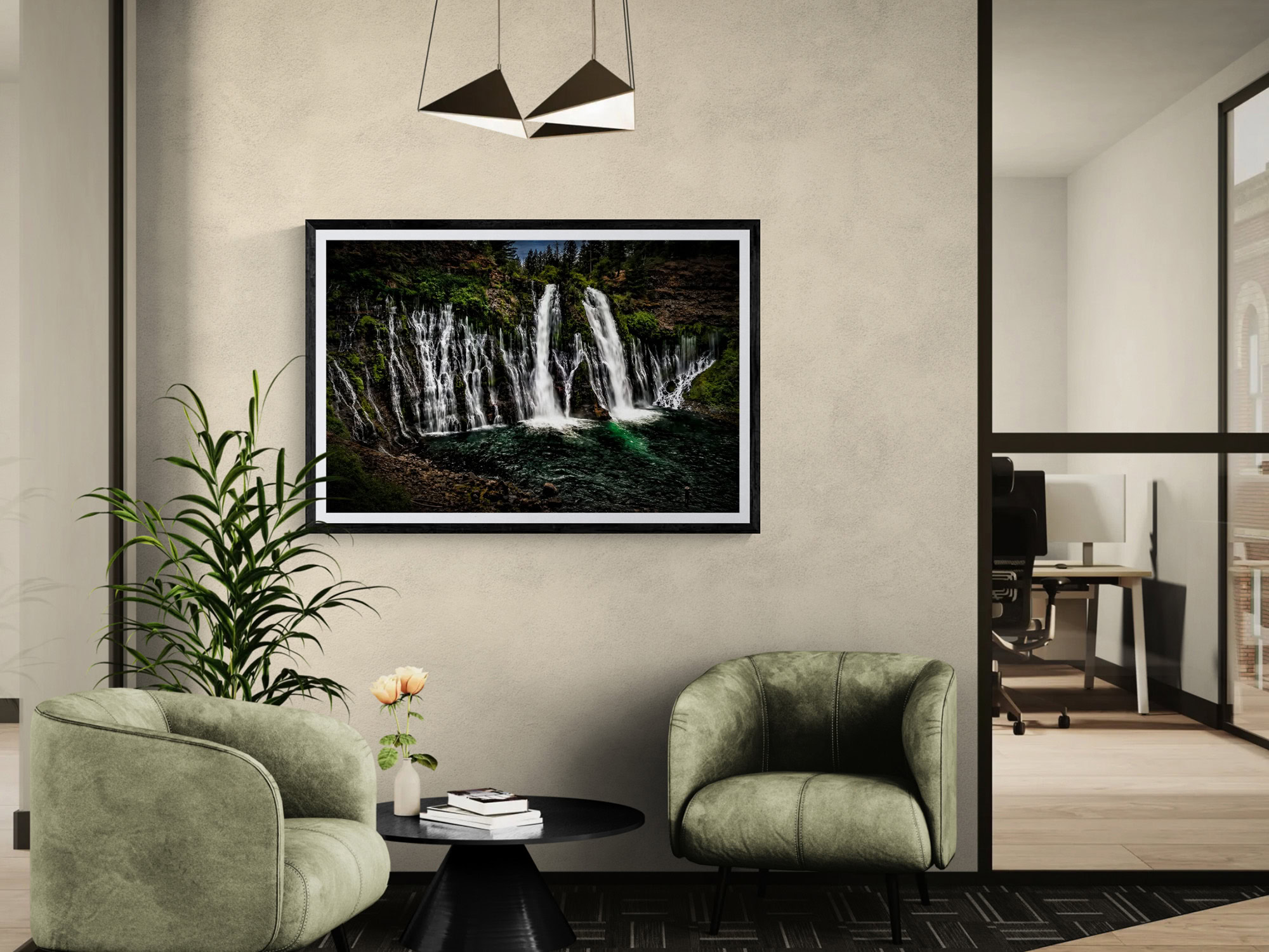 Waterfall Landscape photography by Doug Heslep.