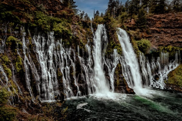 Burney Falls during the day