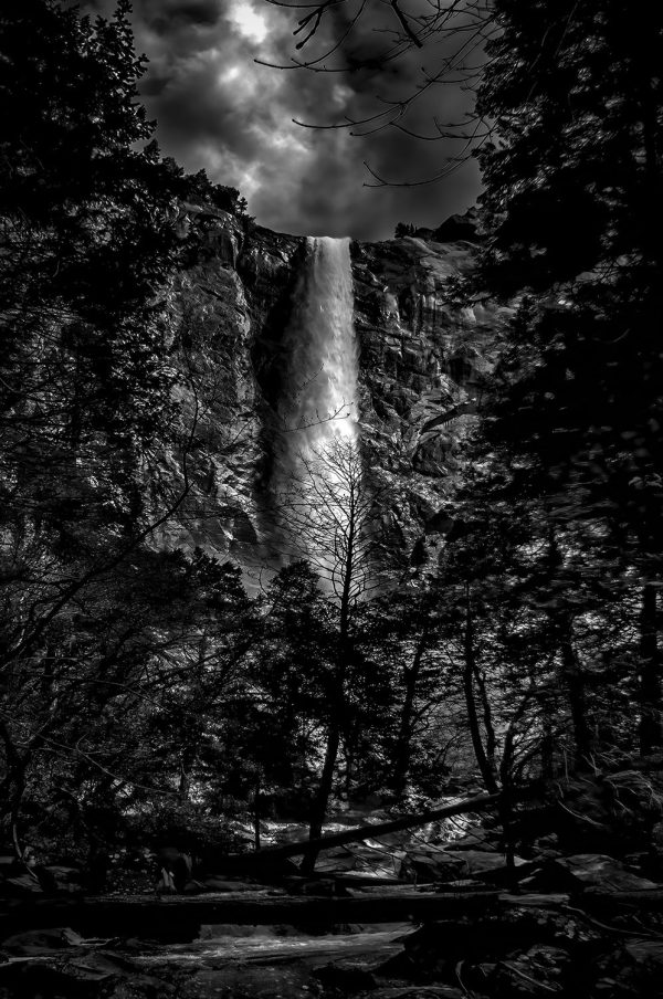 Bridalveil Falls in Yosemite National Park.