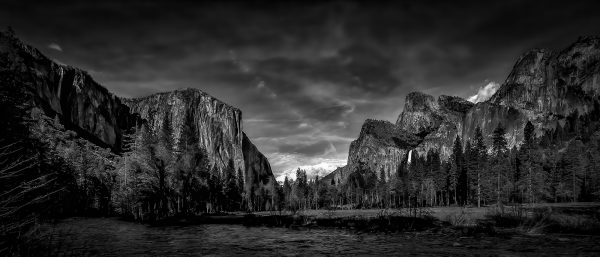 A View Through Valley View in Yosemite National Park