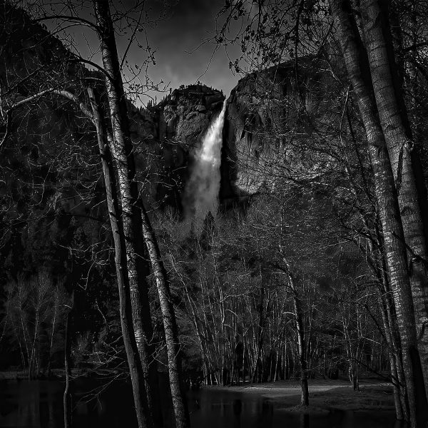 Upper Yosemite Falls in Yosemite National Park.