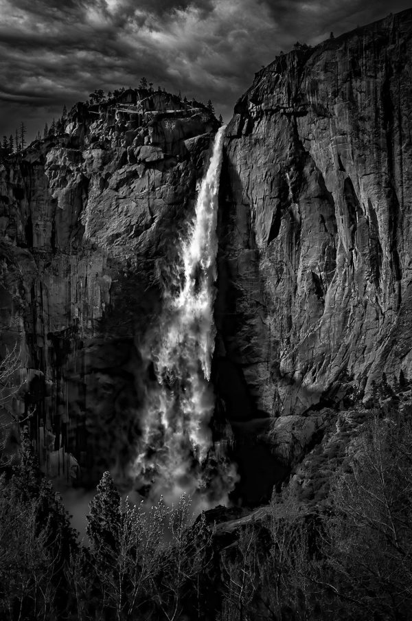 Upper Yosemite Falls in Yosemite National Park.